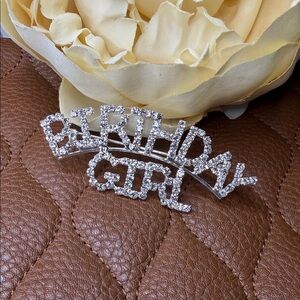 Sparkling 'Birthday Girl' Brooch
